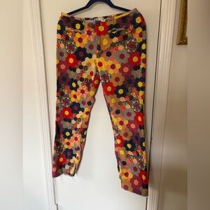 BDG Multicolor mid rise boho pants petite